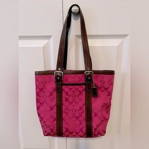 Vintage Coach Signature Hampton Bag💕